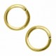 Rostfreiem Stahl Binderinge 8mm Gold